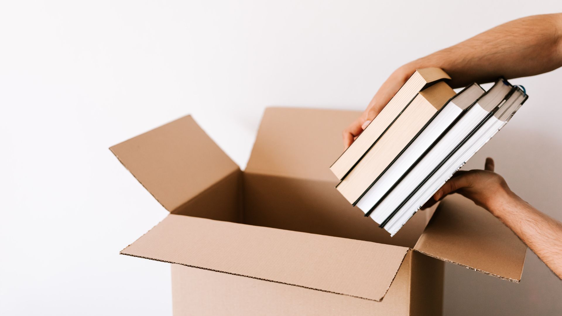 How to package books for move